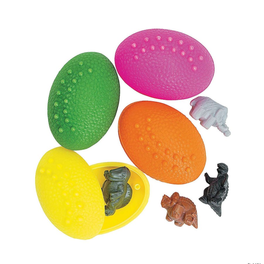 Easter Eggs * | Coupon 2 Dinosaur-Filled Plastic Eggs 72 Pc.