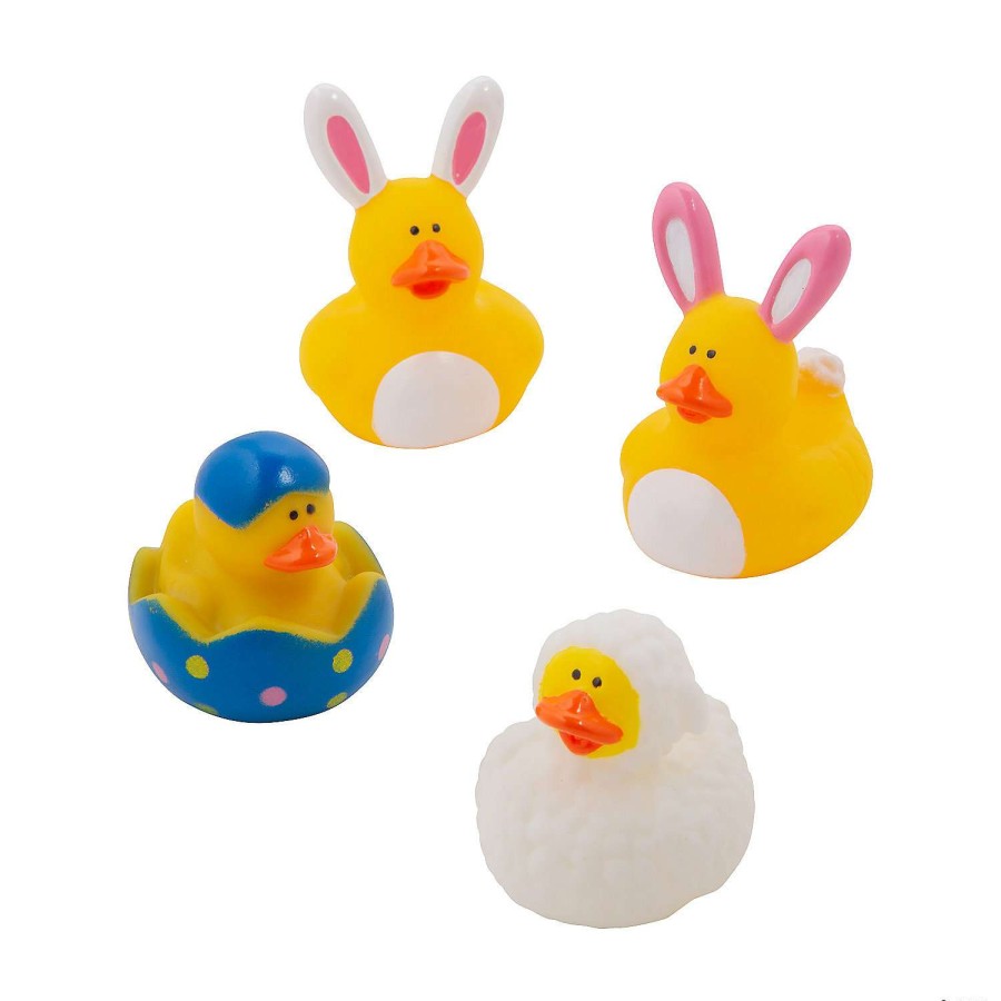 Easter Basket Fillers * | Coupon Easter Rubber Ducks 12 Pc.