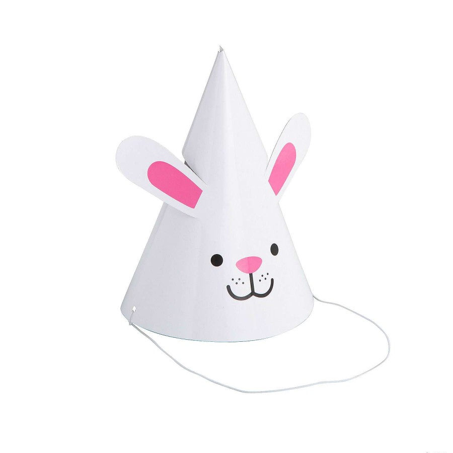 Easter Egg Hunt * | Best Pirce Bunny Party Cone Hats 12 Pc.