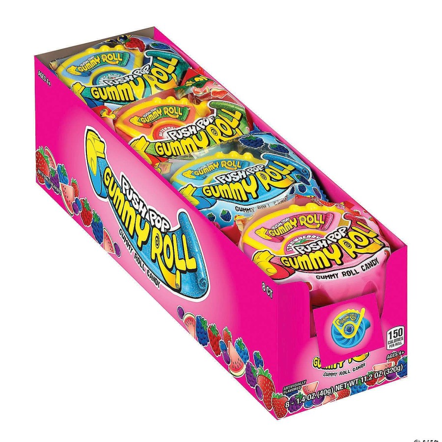 Easter Basket Fillers * | Deals Push Pop Gummy Rolls 8 Pc.