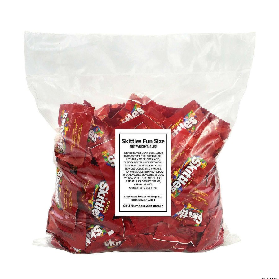 Candy Egg Fillers * | Discount Skittles Fun Size Packs, 4 Lb