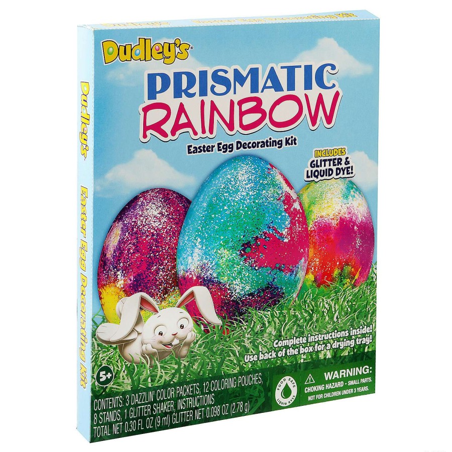 Easter Baskets & Grass * | Best Pirce Dudley'S Prismatic Rainbow Easter Egg Decorating Kit