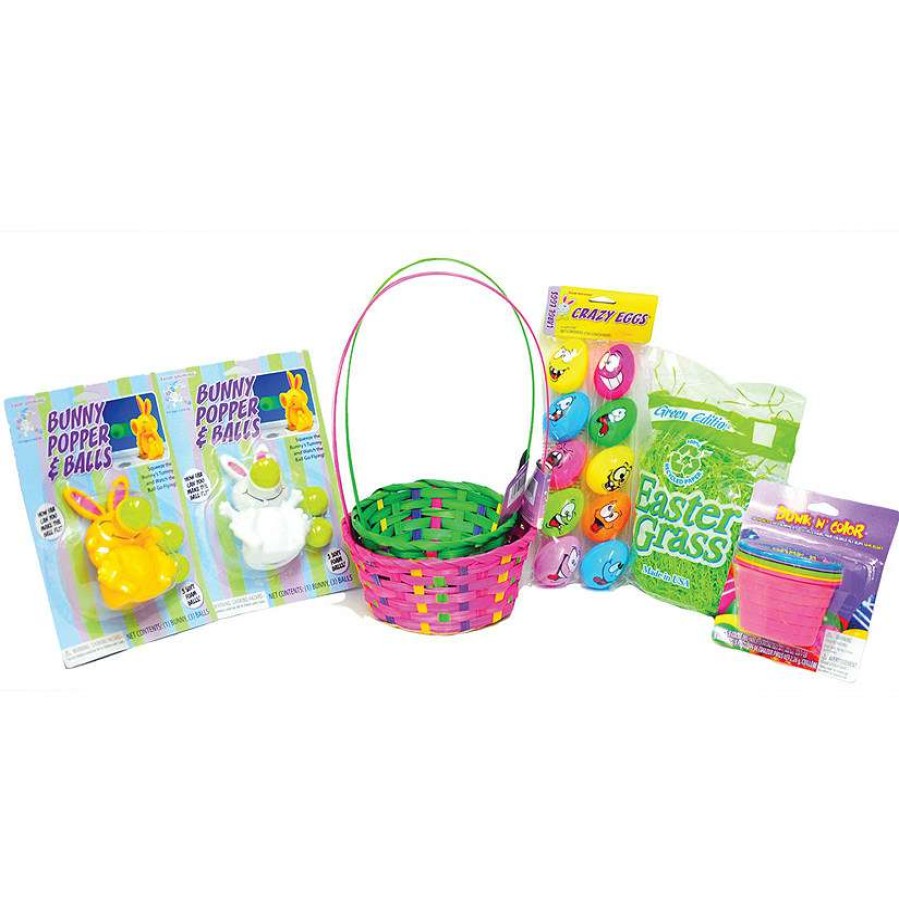 Easter Basket Fillers * | New Easter Basket Kit Pink And Green