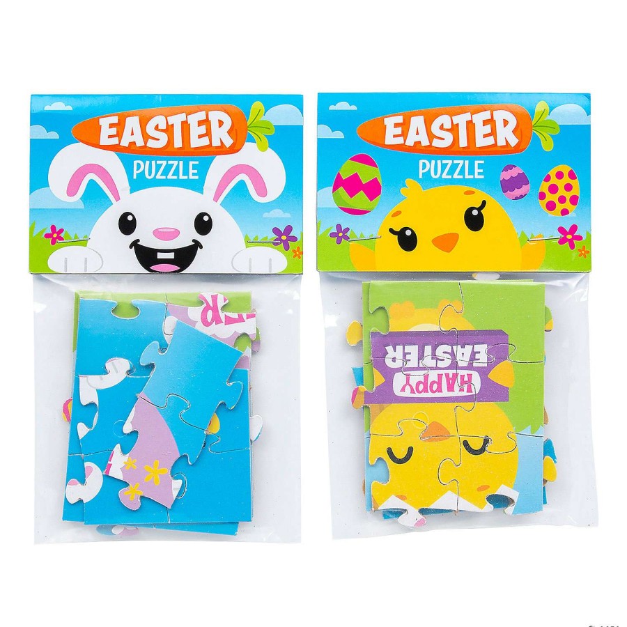 Easter Basket Fillers * | Discount Easter Jigsaw Puzzles 12 Pc.