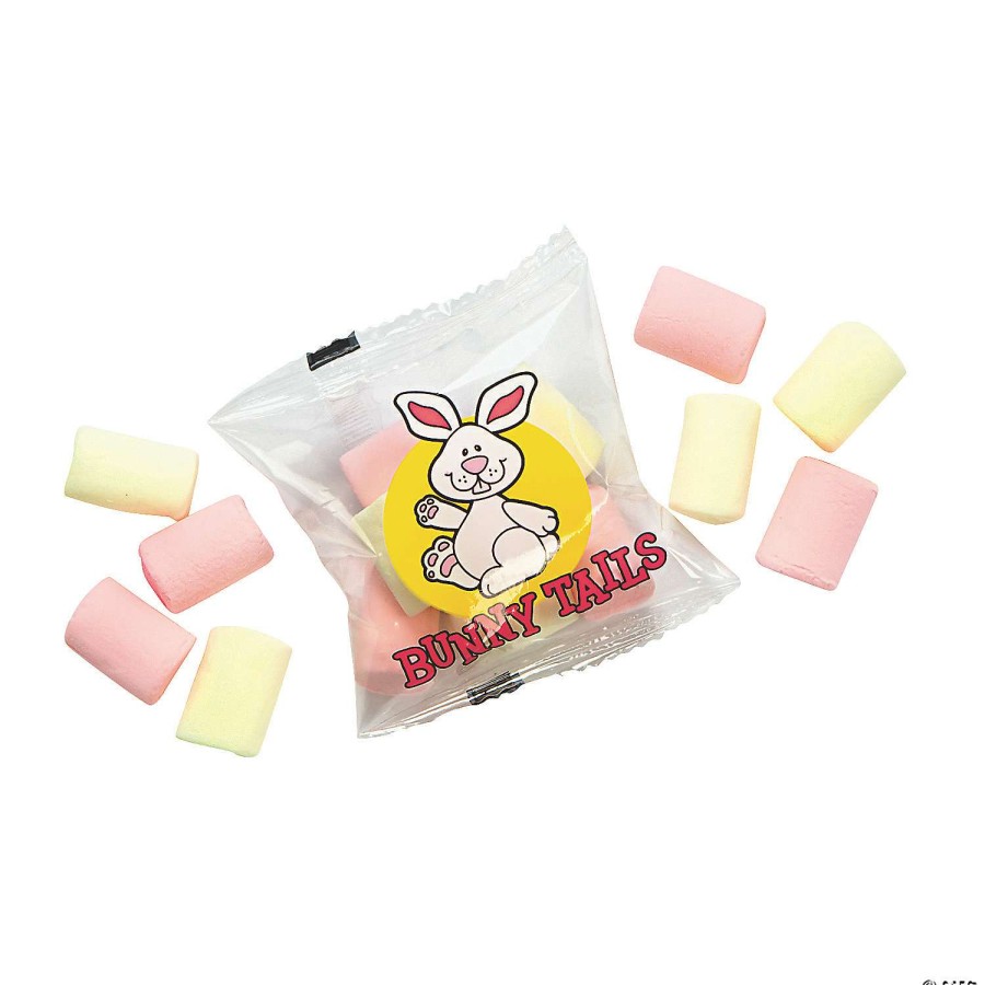 Candy Egg Fillers * | Flash Sale Marshmallow Bunny Tails Candy Packs 54 Pc.