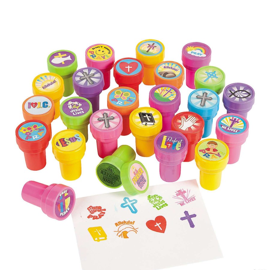 Easter Basket Fillers * | Hot Sale Religious Stamper Assortment 50 Pc.