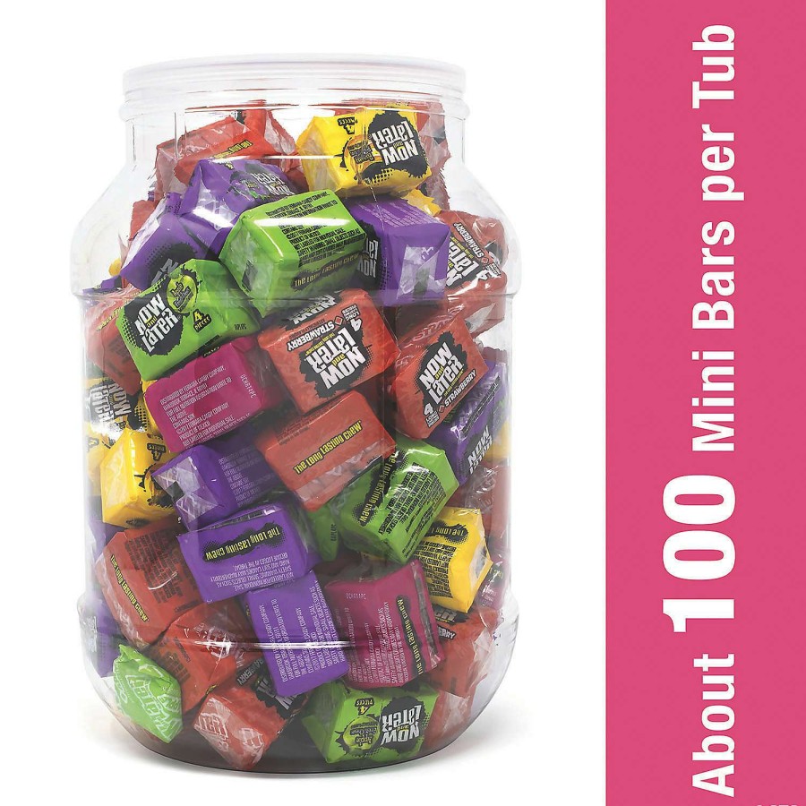 Candy Egg Fillers * | Cheap Now And Later Mini Bars Jar, 60 Oz