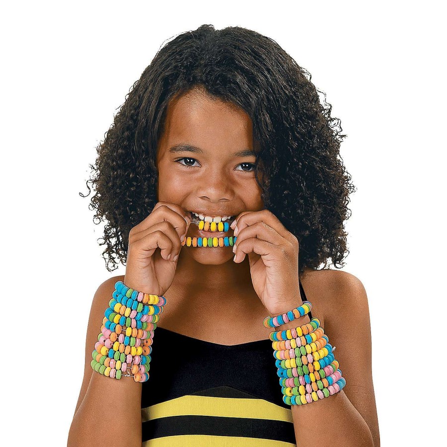 Easter Basket Fillers * | Cheap Stretchable Hard Candy Bracelets 48 Pc.