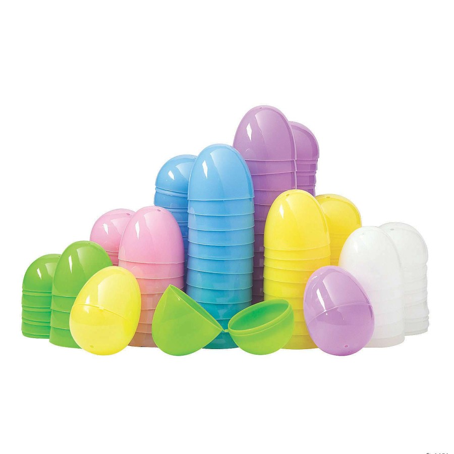 Easter Eggs * | Best Sale 2 Bulk Pastel Plastic Easter Eggs 144 Pc.