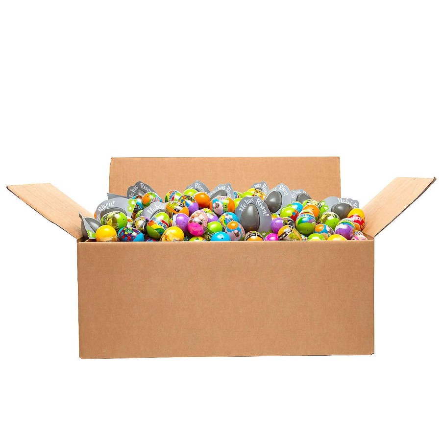 Easter Eggs * | Deals 2 Bulk Religious Toy-Filled Plastic Easter Egg Assortment 504 Pc.