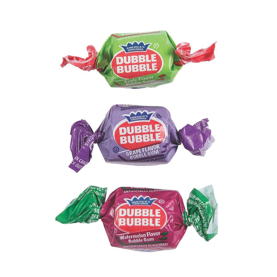 Candy Egg Fillers * | Best Reviews Of Bulk Dubble Bubble 3 Flavors Gum 1800 Pc.